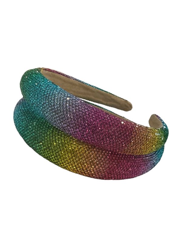 Rainbow Encrusted Headband