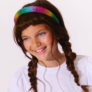 Rainbow Encrusted Headband