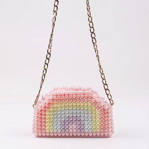 Rainbow Pearl Clutch