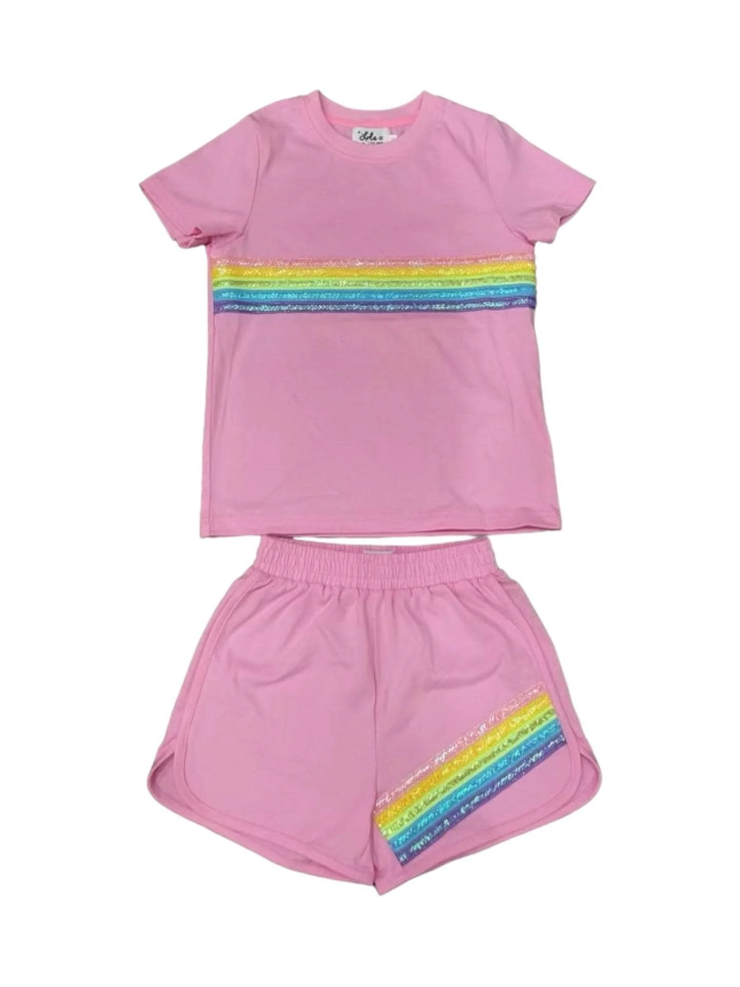 Rainbow Sequin Short Set Rainbow Sequin Short Set