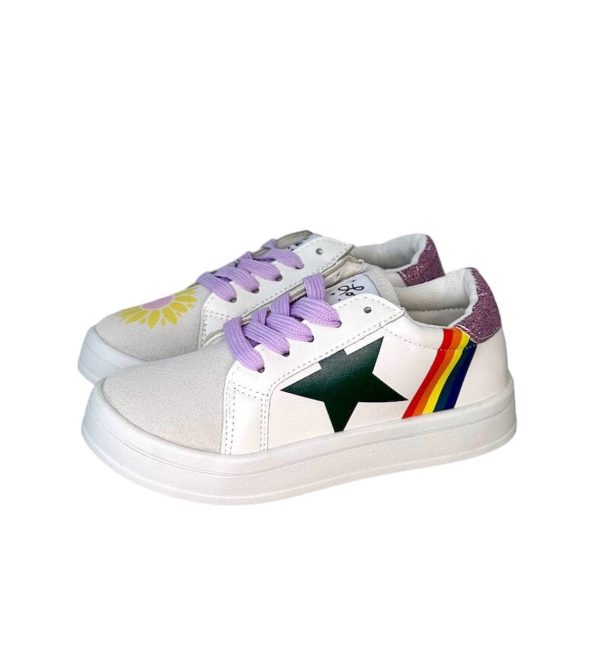 Rainbow Sunflower Sneaker