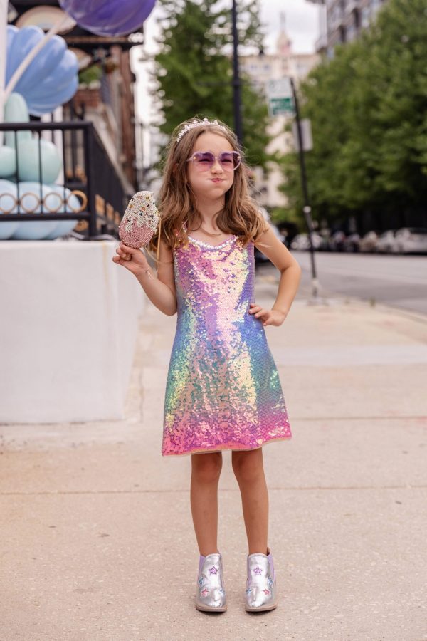 Rainbow Sunset Gem Dress