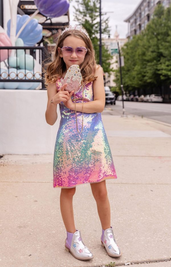 Rainbow Sunset Gem Dress