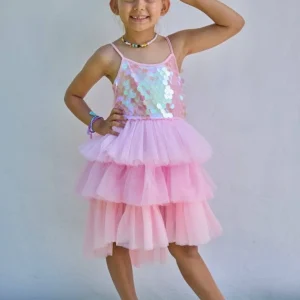 Rose Magic Paillette Dress