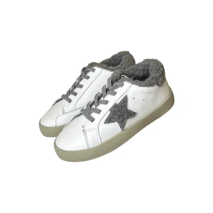 Sherpa Grey  Star Sneakers