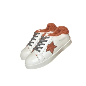 Sherpa Pink Star Sneakers