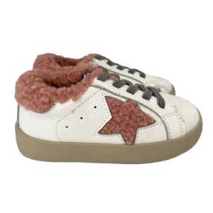 Sherpa Pink Star Sneakers