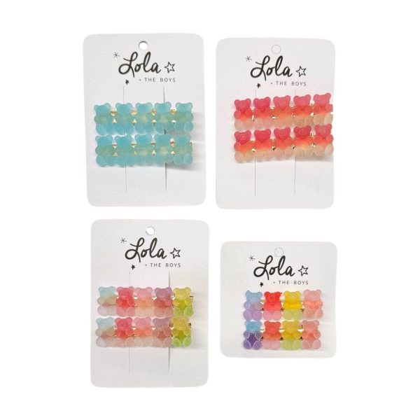 Sugar Gummy Bear Hair Clips