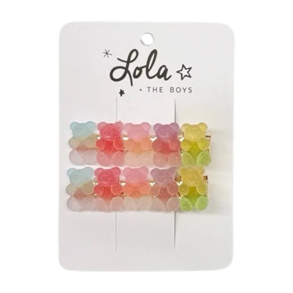 Sugar Gummy Bear Hair Clips