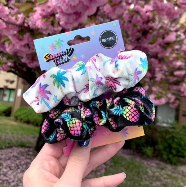 Summer Vibes Scrunchies Set 2-Pack