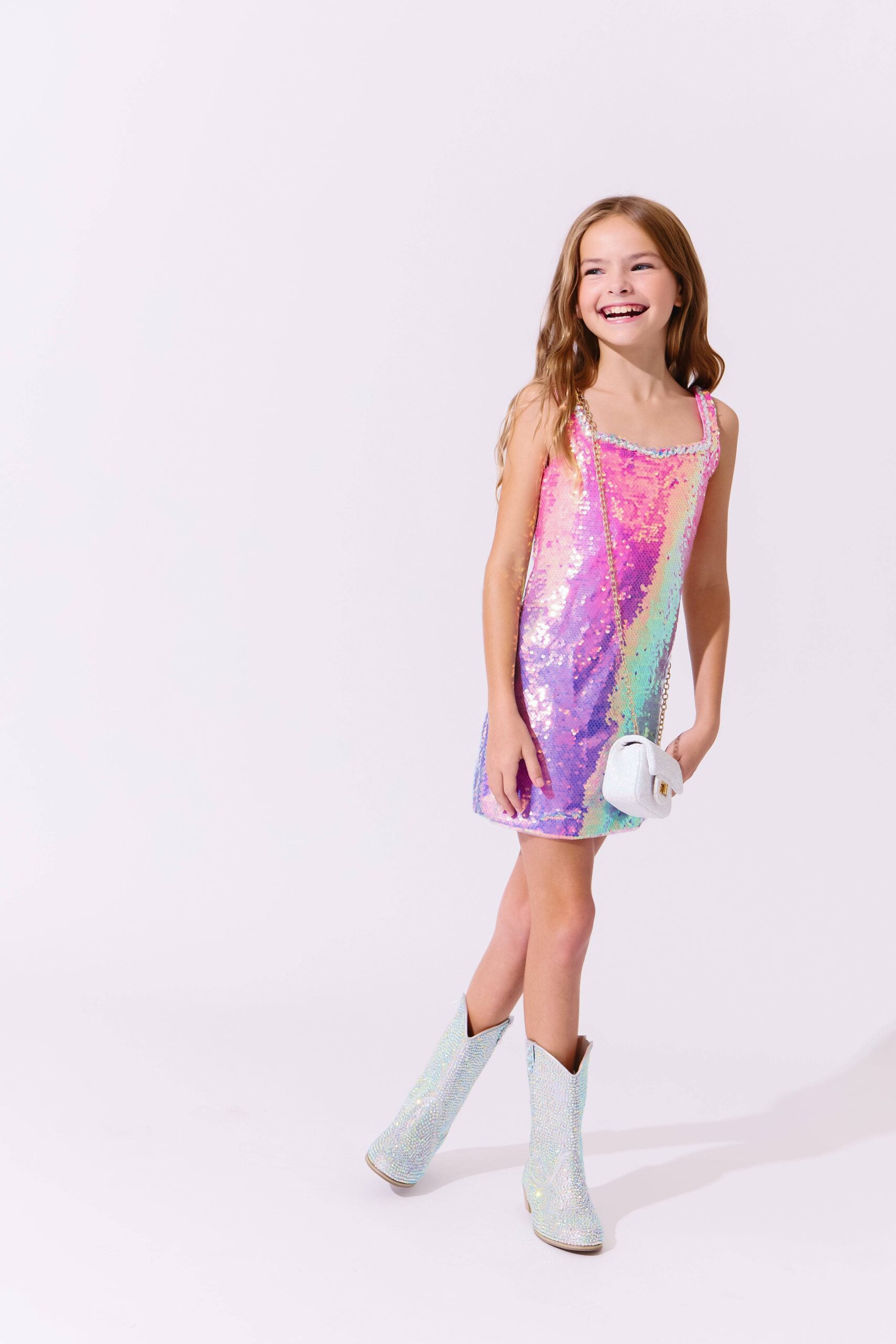 Sunset Ombre Shimmer Dress Sunset Ombre Shimmer Dress