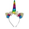 Unicorn Rainbow Floral Headband