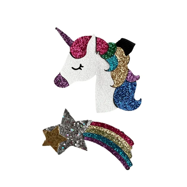 Unicorn and Shooting Star Clips