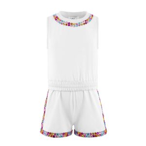 White Rainbow Gems Short Set