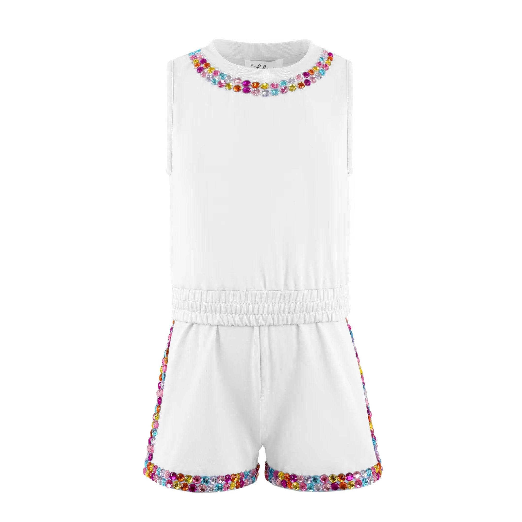 White Rainbow Gems Short Set White Rainbow Gems Short Set
