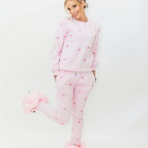 Women’s Full Hearts Jogger Set