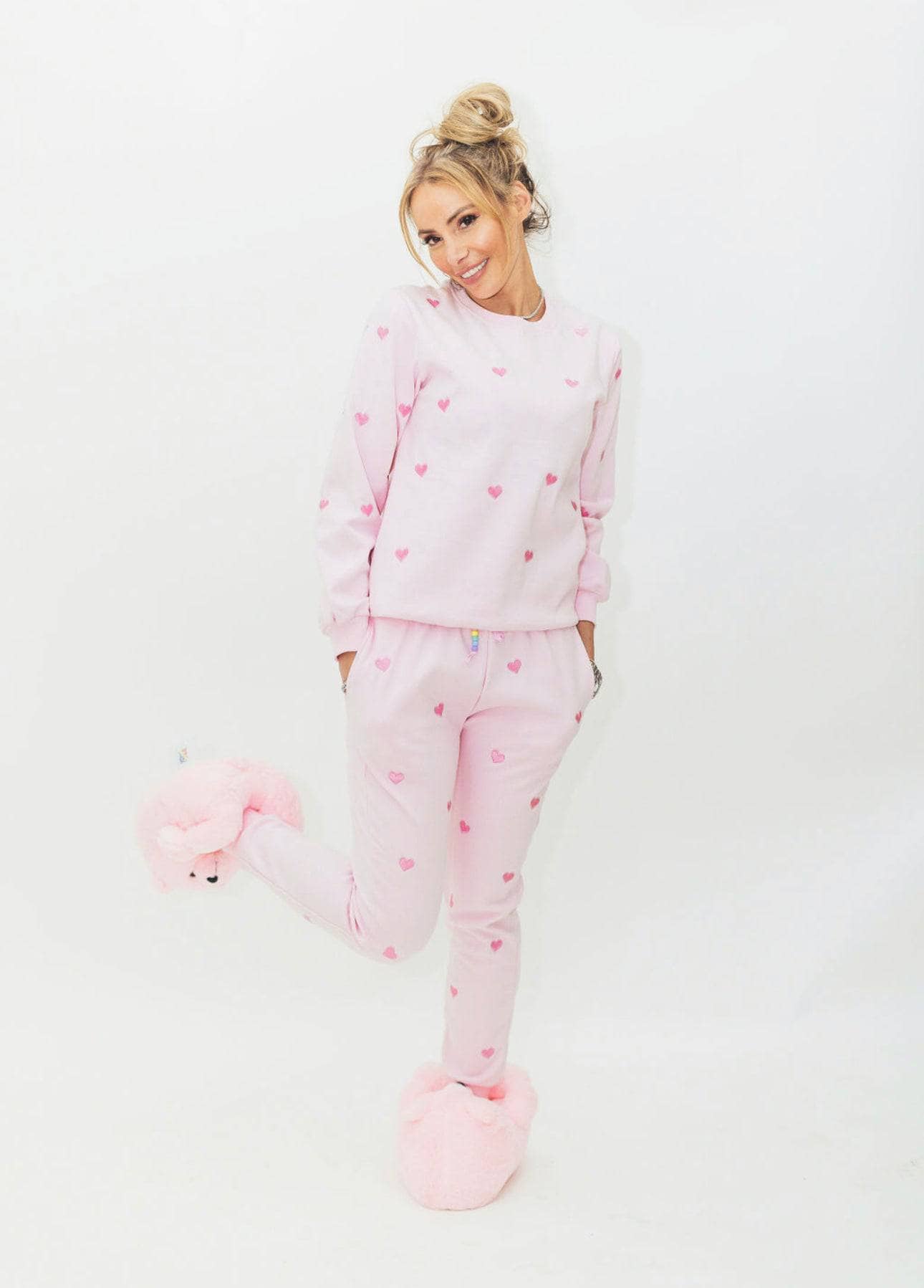 Women’s Full Hearts Jogger Set Women’s Full Hearts Jogger Set