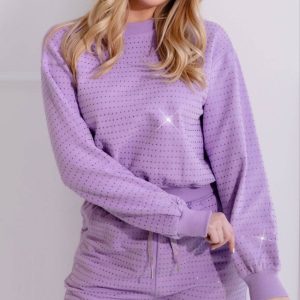 Women’s Lavender Crystal Set