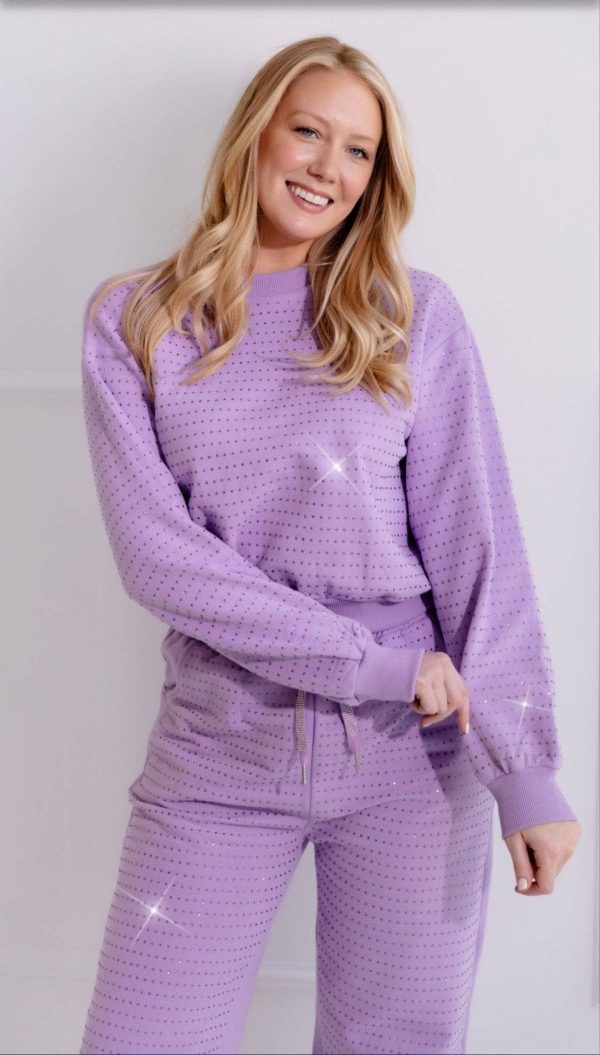 Women’s Lavender Crystal Set