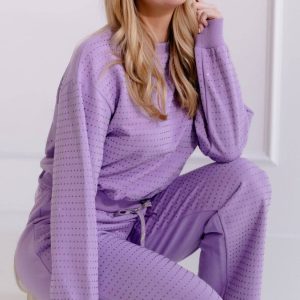 Women’s Lavender Crystal Set