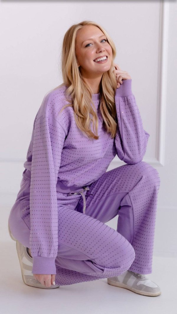 Women’s Lavender Crystal Set