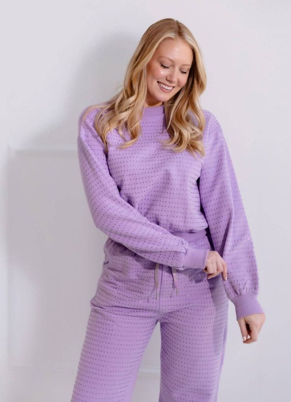 Women’s Lavender Crystal Set