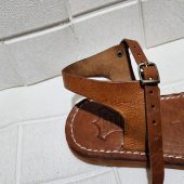 Moroccan Sandals For Women – Handmade Leather Flats With Buckle Strap, Boho Minimalist Summer Footwear, Traditional Artisanal Moroccan Shoes