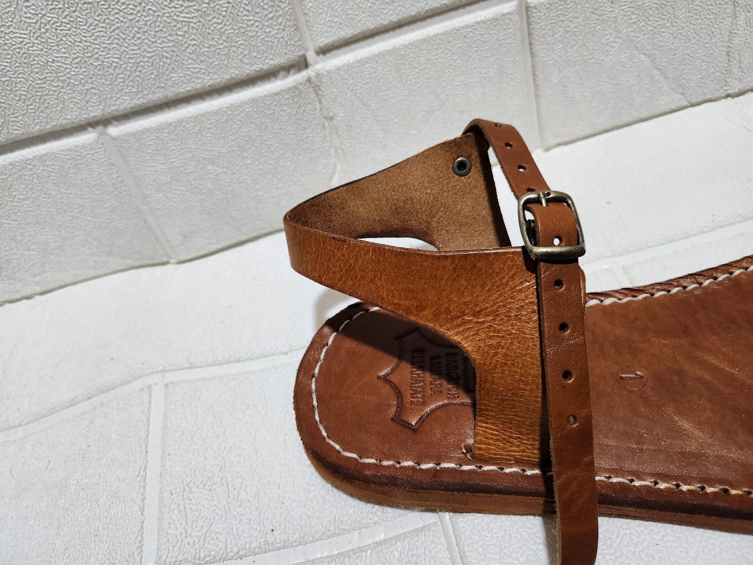 Moroccan Sandals For Women – Handmade Leather Flats With Buckle Strap, Boho Minimalist Summer Footwear, Traditional Artisanal Moroccan Shoes