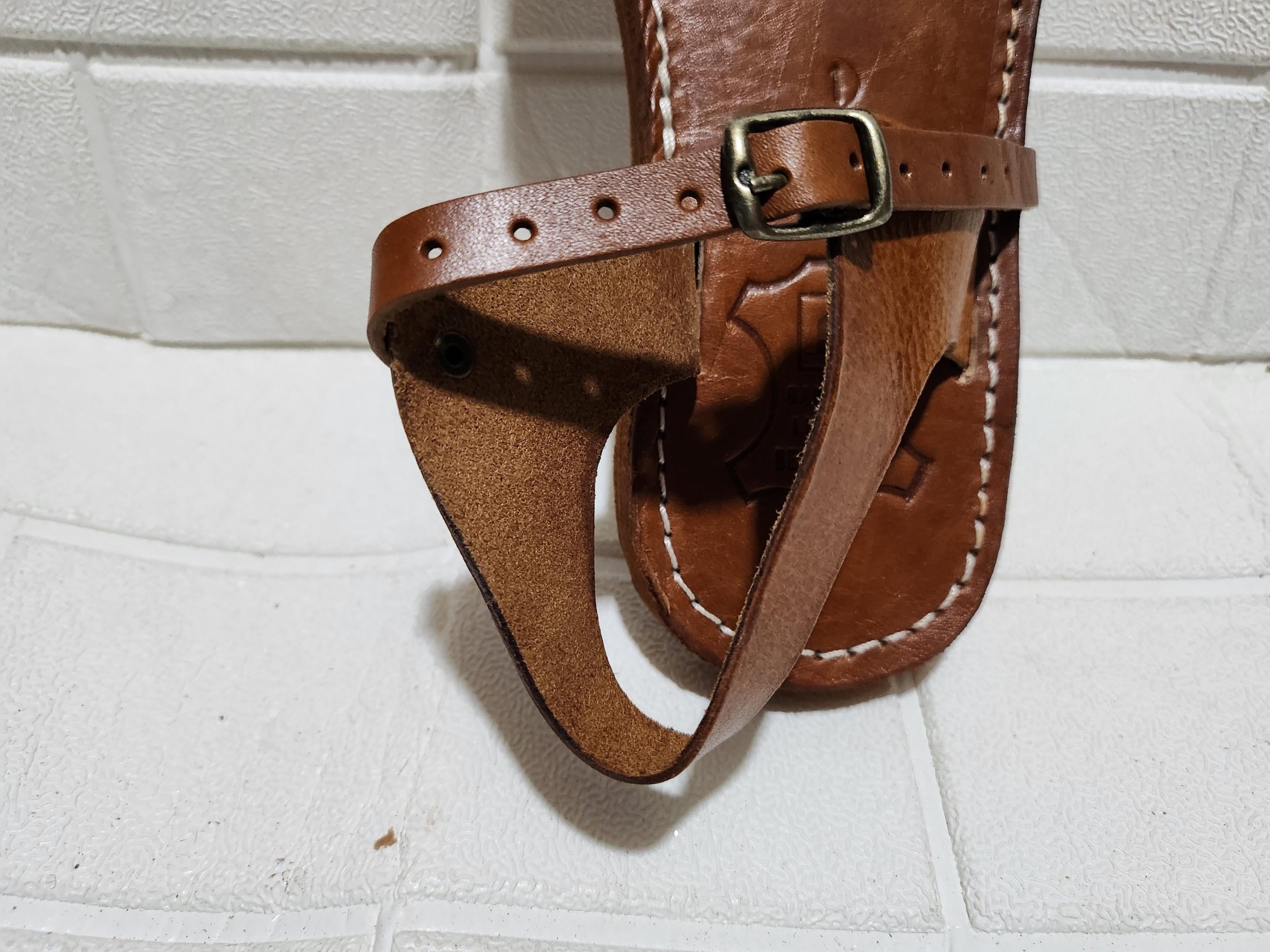 Moroccan Sandals For Women – Handmade Leather Flats With Buckle Strap, Boho Minimalist Summer Footwear, Traditional Artisanal Moroccan Shoes