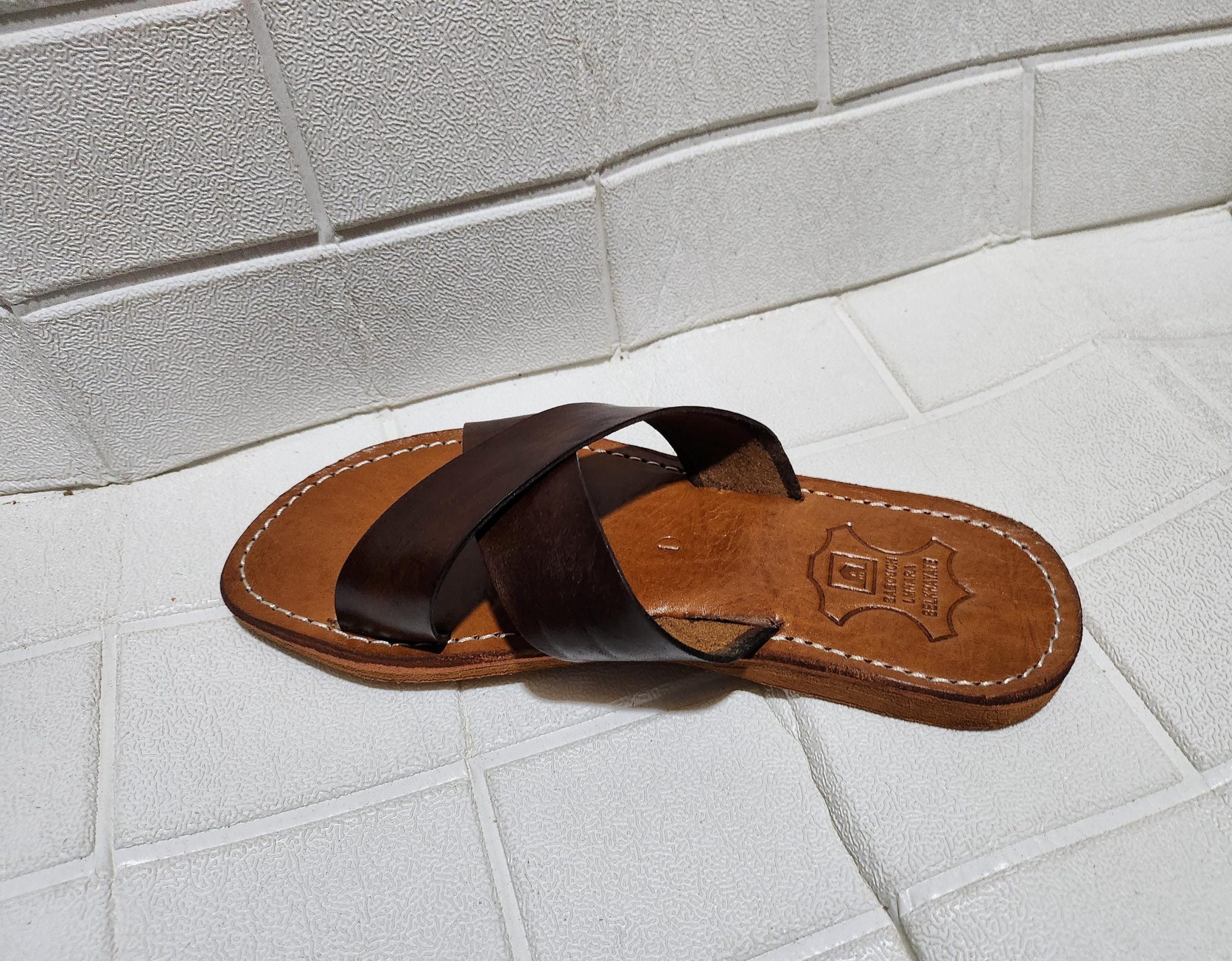 Criss Cross Moroccan Sandals For Women – Handmade Leather Flats, Minimalist Summer Shoes, Open Toe Artisanal Footwear, Boho Moroccan Flats