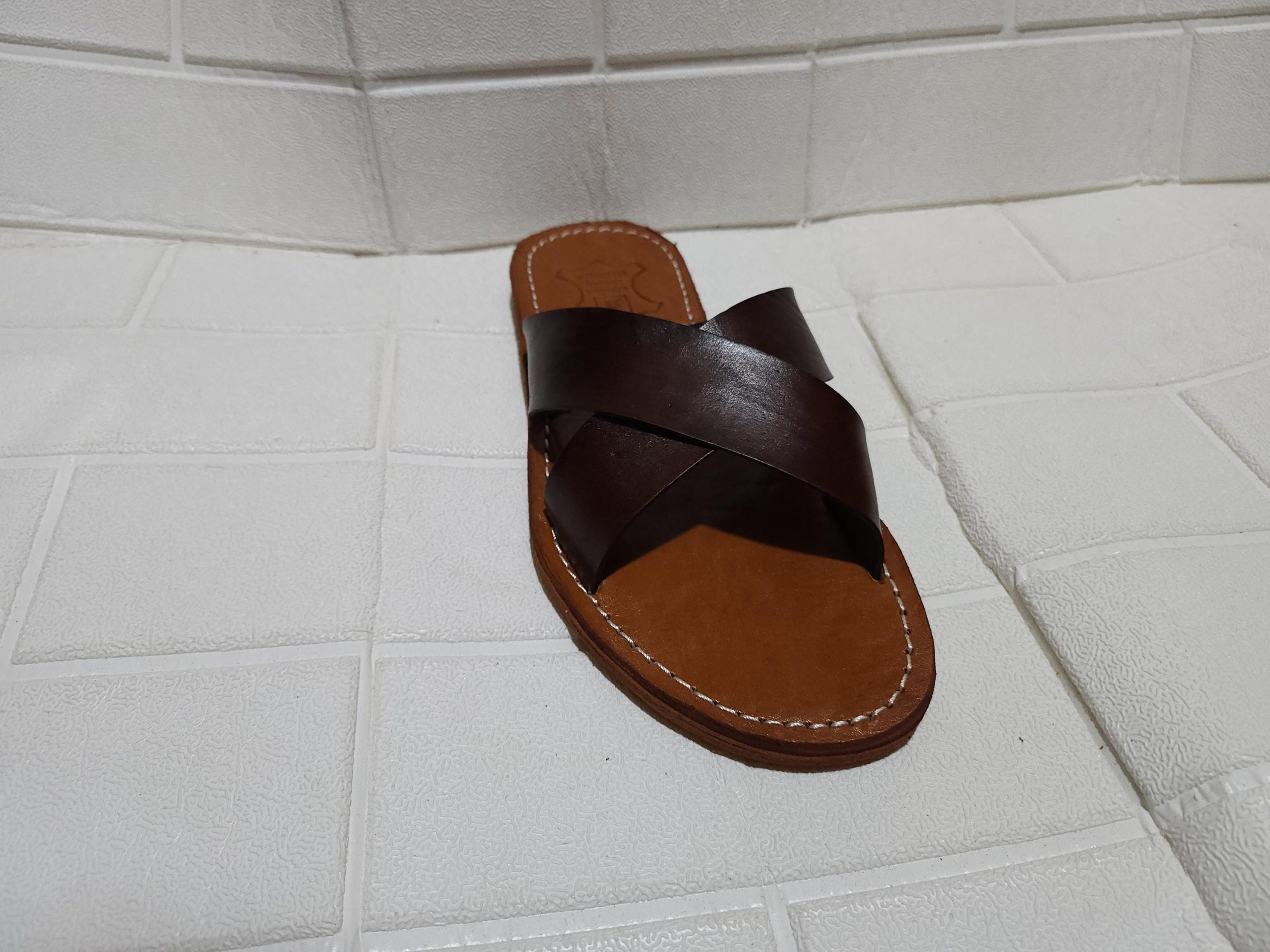 Criss Cross Moroccan Sandals For Women – Handmade Leather Flats, Minimalist Summer Shoes, Open Toe Artisanal Footwear, Boho Moroccan Flats