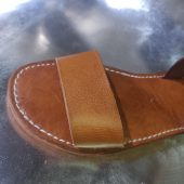Handmade Moroccan Leather Sandals For Women – Fall Brown Leather Shoes Gift