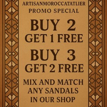 Handmade Moroccan Leather Sandals For Women – Fall Brown Leather Shoes Gift